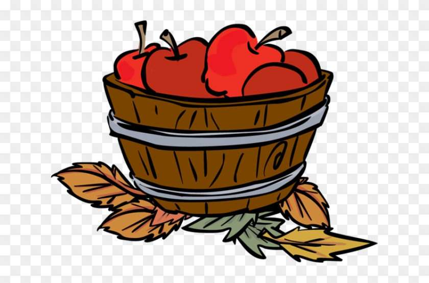 Fall Apple Clipart - Apples In A Basket Clipart #102418