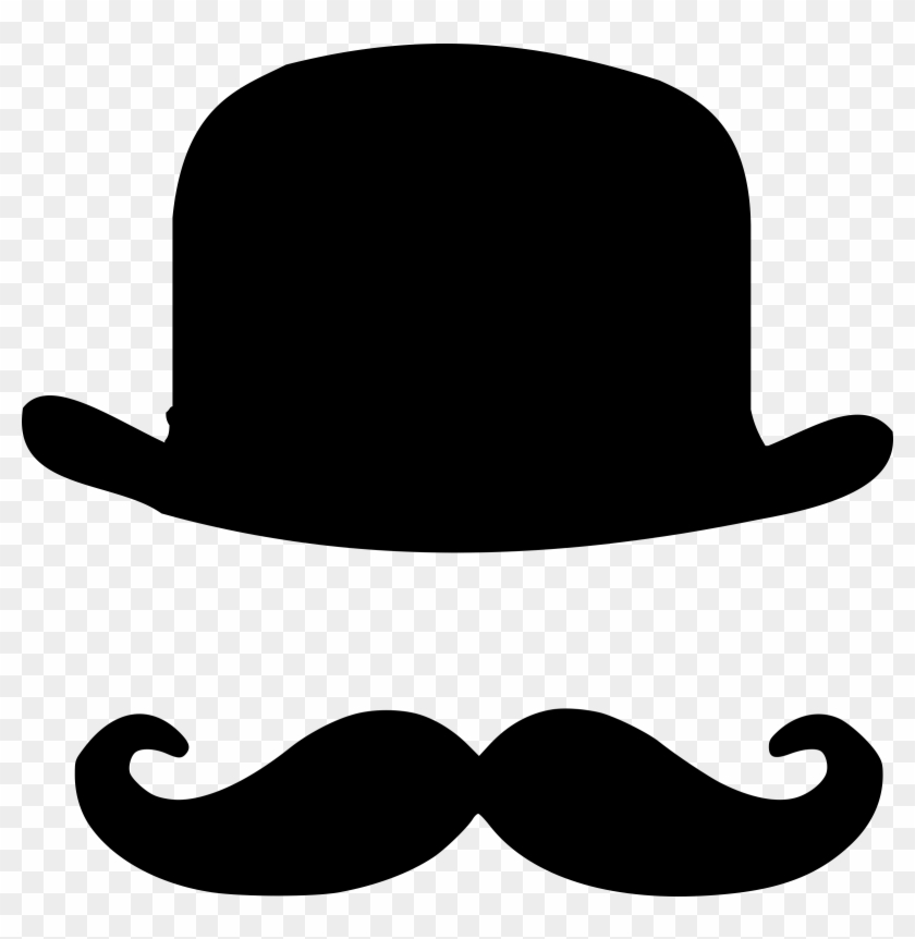 Bowling Clipart Hat - Mustache Hat #102431