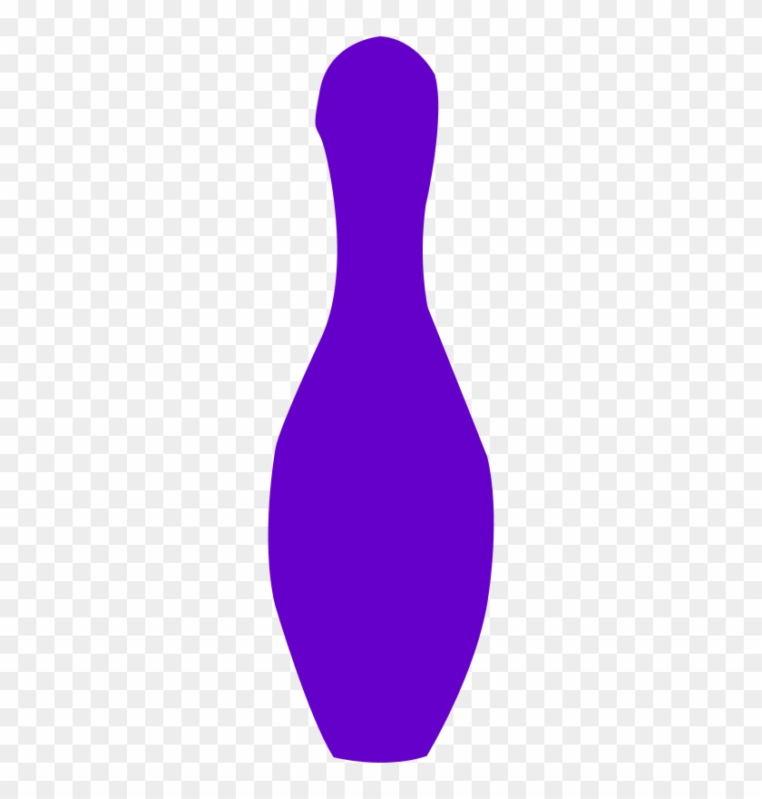 Free Bowling Pin Opurple - Clip Art #102536