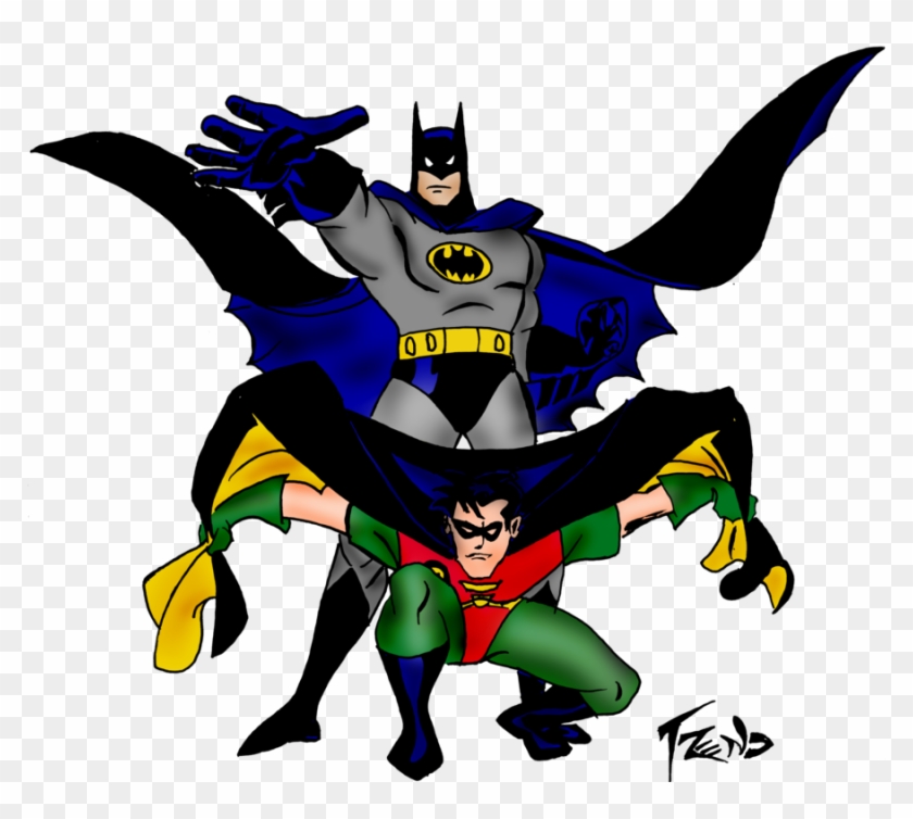 Robin Clipart Transparent - Batman And Robin Cartoon #102554