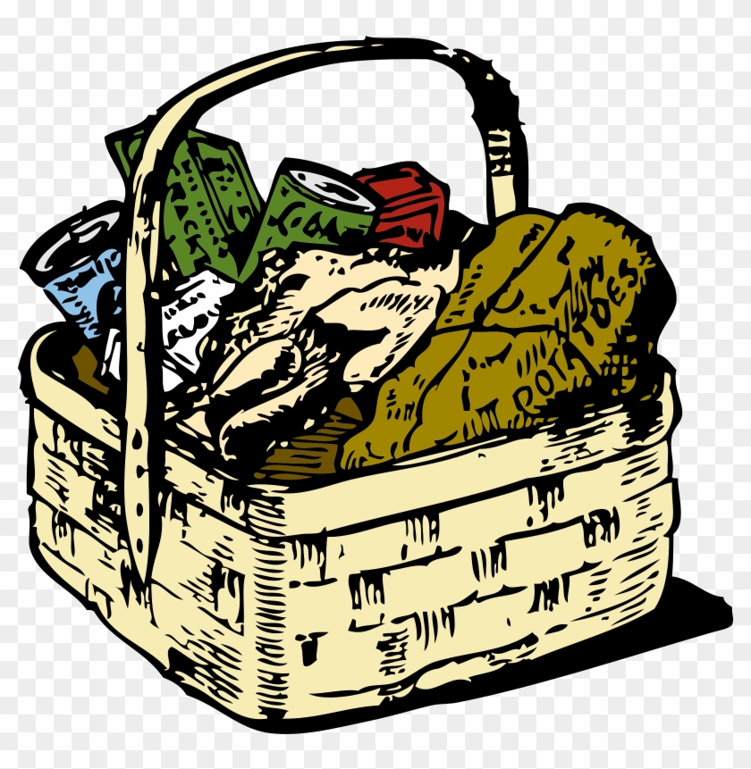 Food Basket - Food Basket Clip Art #102675