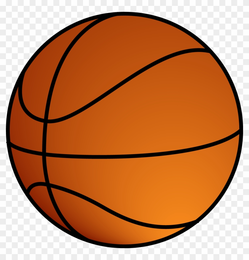 Basket Clipart Bola - Basketball Ball Png #102710