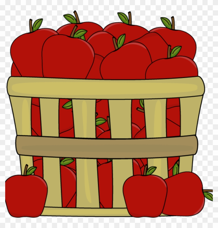 Apple Basket Clipart Apples In A Basket Clip Art Apples - Basket Of Apples Clipart #102738