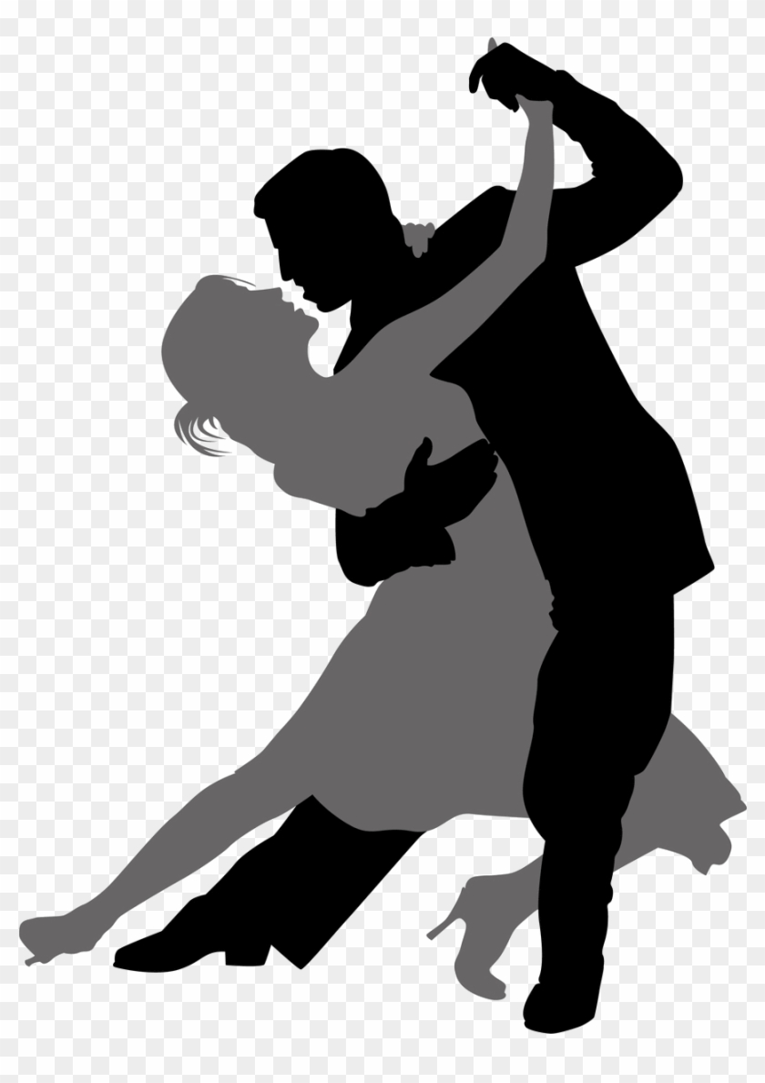 Dancing Clipart Quickstep - Man And Woman Dancing #102808