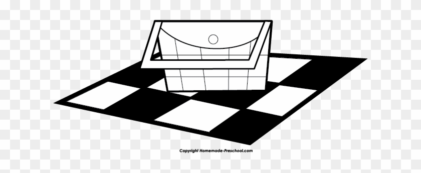 Picnic Basket Free Picnic Clipart - Free Black And White Picnic Clipart #102820