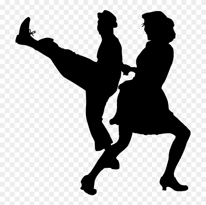 Swing Dance Styles - Swing Dance Silhouette Png #102834