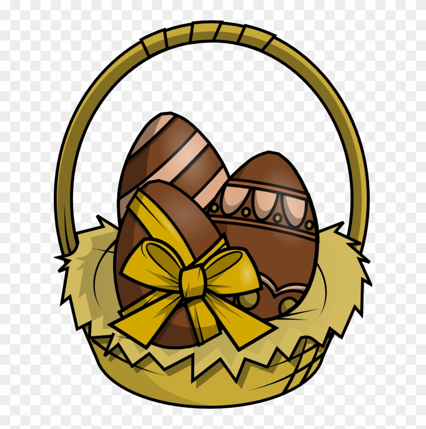 Brown Basket Cliparts - Huevos De Pascuas Dibujos #102965