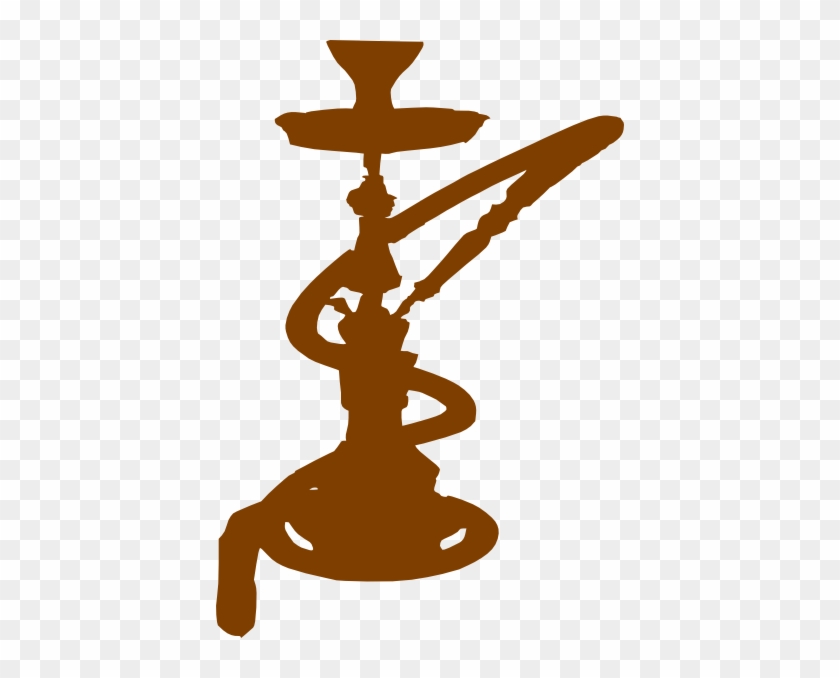 Brown Hookah Clip Art At Clker - Hookah Clip Art #103140