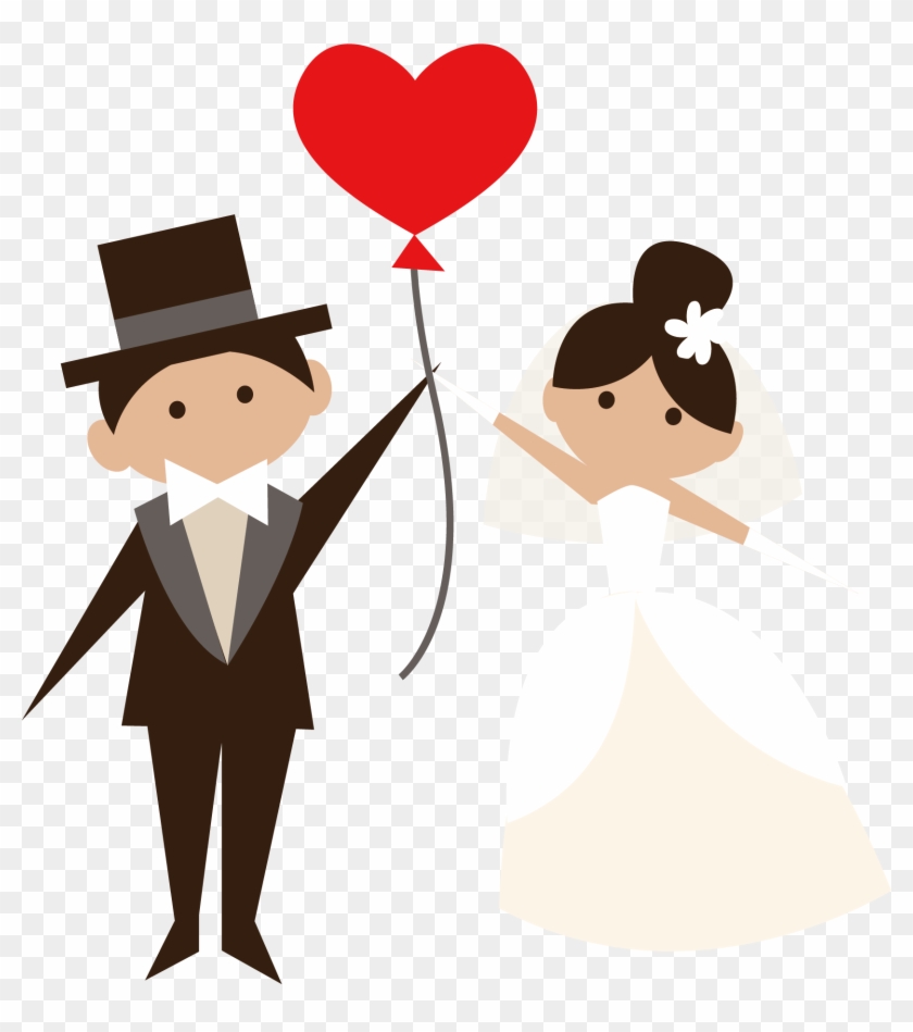 Wedding Clipart Png Image 02 - Bride And Groom Clipart Png #103179