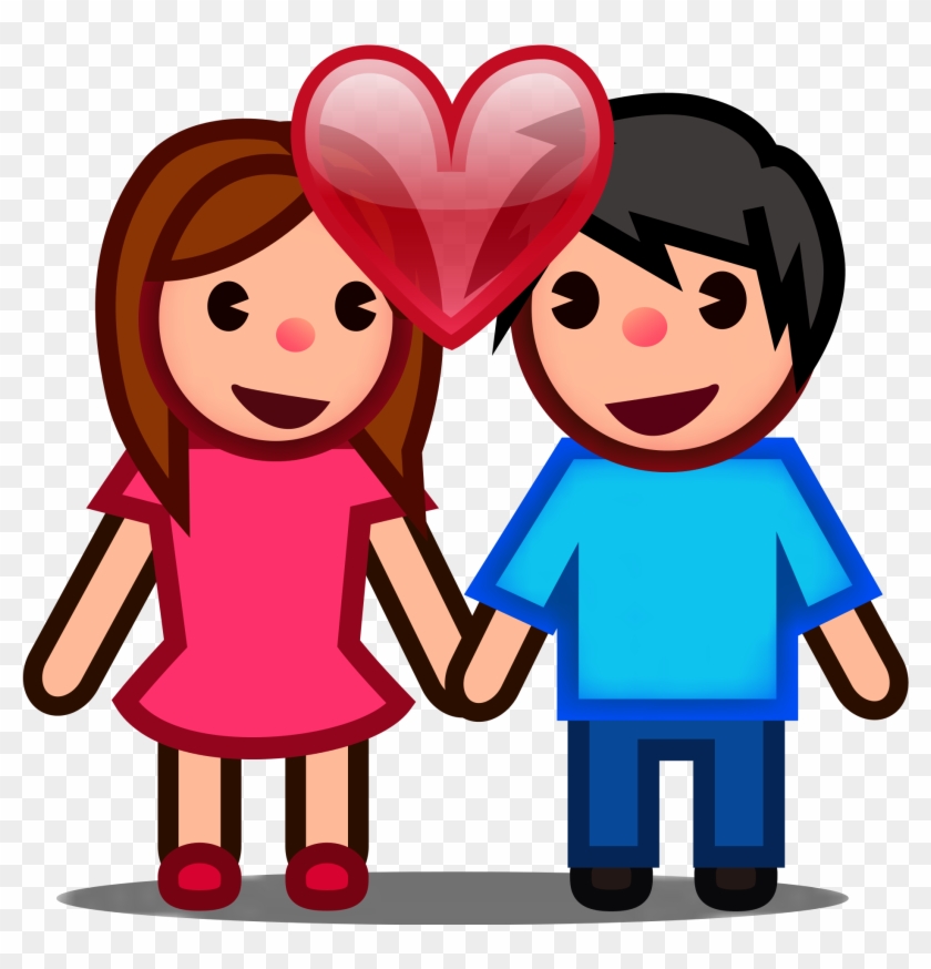 Couple Clipart Love Png - Couple In Love Emoji #103185