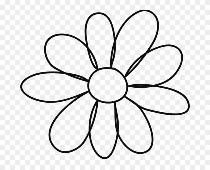 daisy flower template flower petal template clipart things to draw