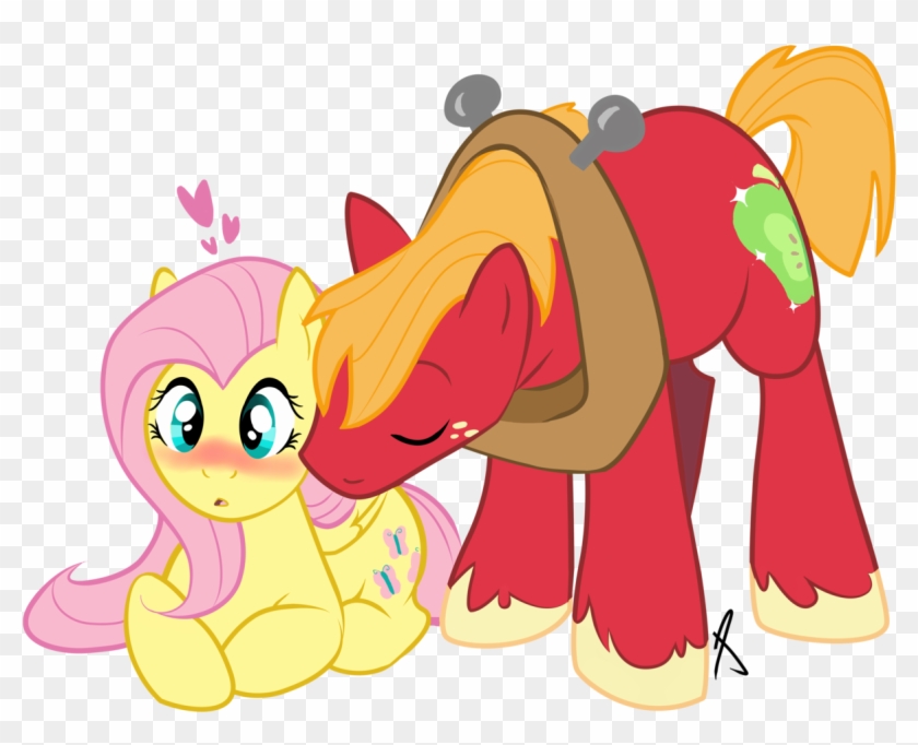 Littletiger488, Big Macintosh, Blushing, Earth Pony, - My Little Pony Ships #544717