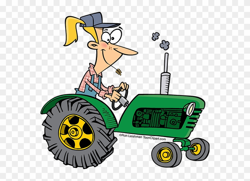 Tractor Cartoon - Free Transparent PNG Clipart Images Download