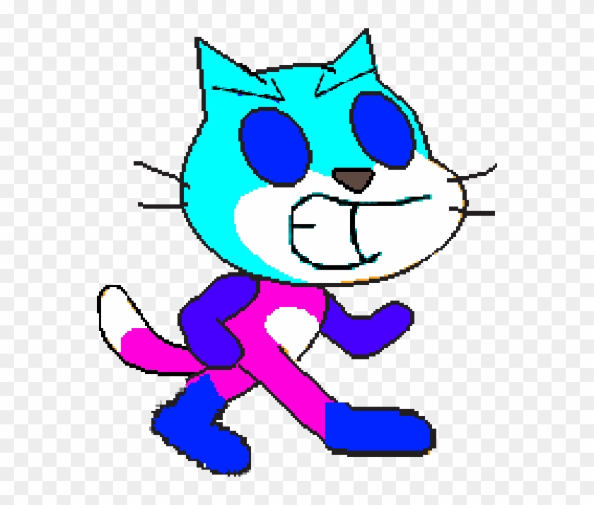 Scratch Cat As Gree Guy - Giphy Scratch #544839