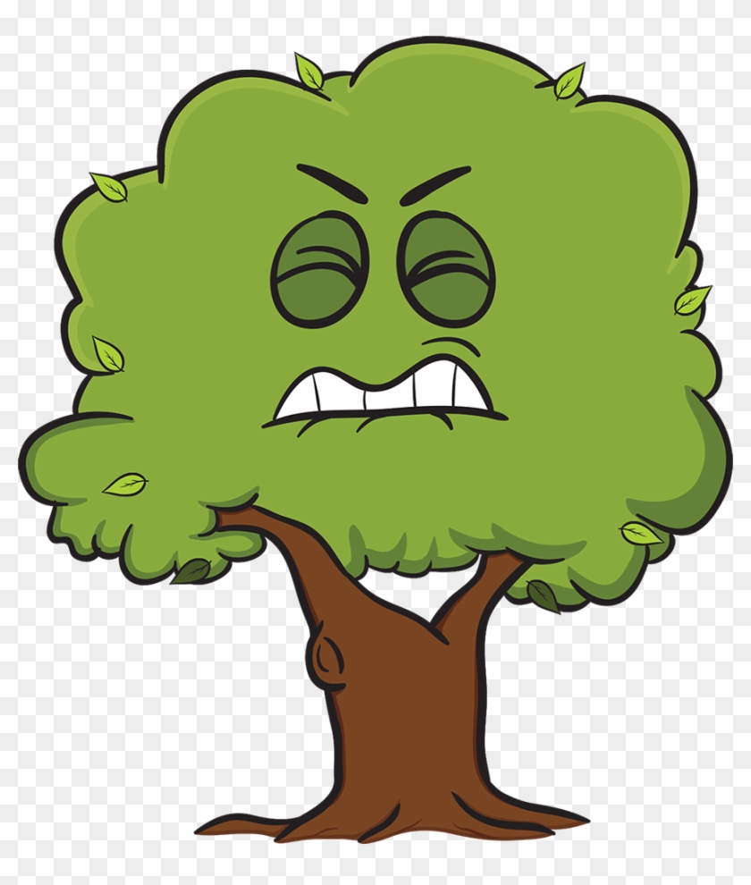 Best - Cartoon Trees With Faces #544895