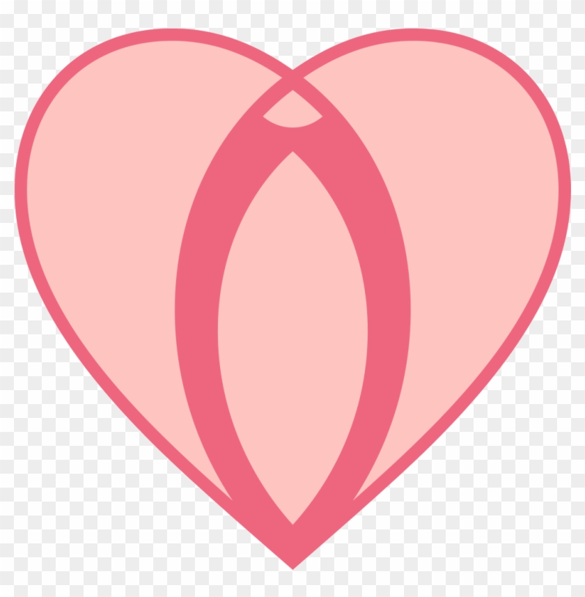 Heart Symbol Vulva Shape Hypothesis Illustration - Vulva Symbol #544937