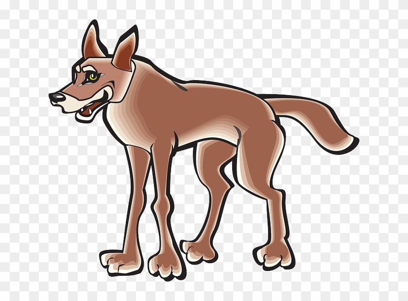 Coyote Cartoon, Body, Art, Animal, Tail, Coyote - Imagen De Un Coyote Animado #544991