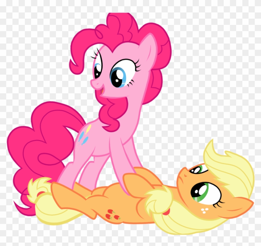 American Flag Kiss Download - Applejack And Pinkie Pie Png #545014