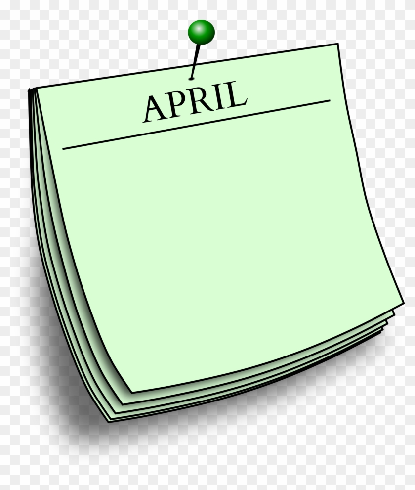 Note - April - Clip Art #545034