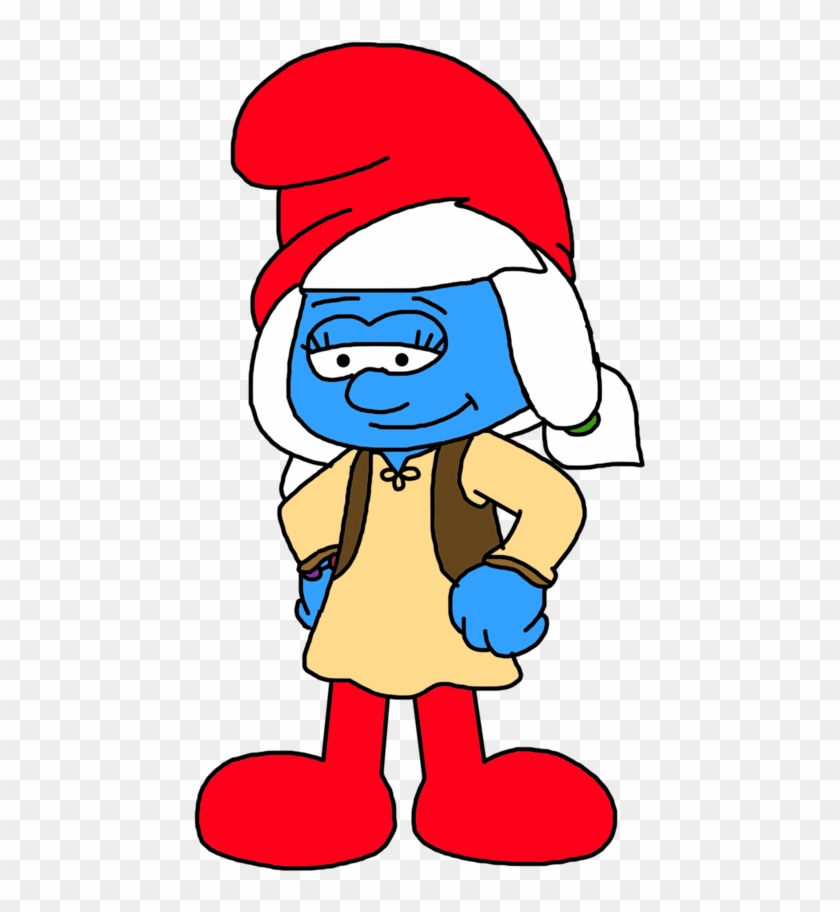 Here's Smurfwillow, The Female Counterpart Of Papa - Smurfs Willow #545054