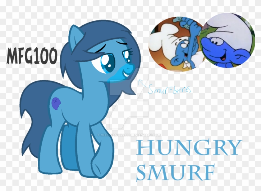 Hungry Smurf By Mixelfangirl100 - Smurfs The Lost Village Mlp #545068