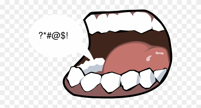 Say Clip Art At Clker - Cartoon Mouth Eating #545070