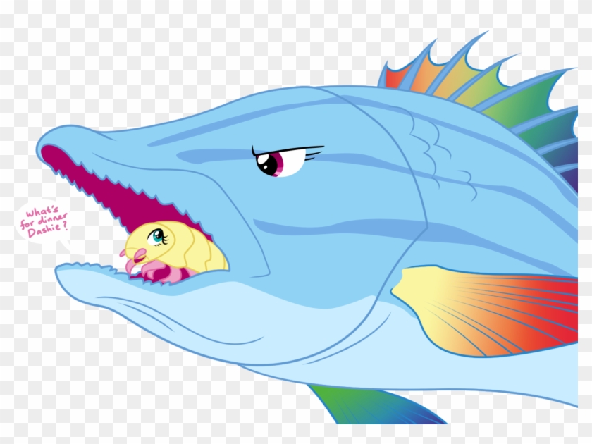 Equestria-prevails, Cymothoa Exigua, Fish, Fishified, - Rainbow Dash Eats Fluttershy #545091