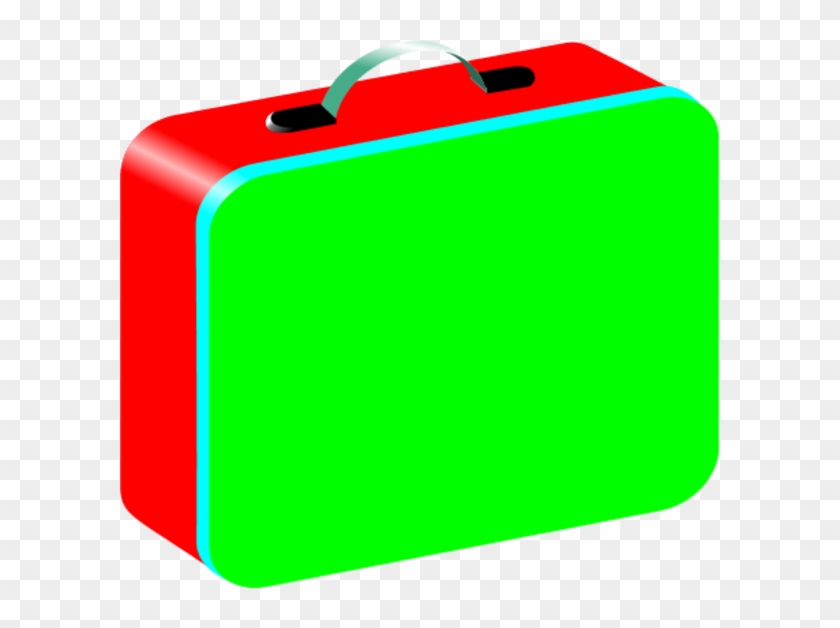 Blue Lunchbox Clipart Yellow Red Clipart - Briefcase #545140