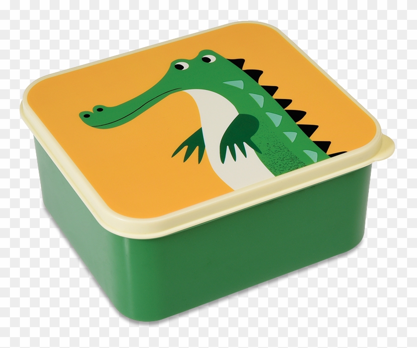 Crocodile Lunch Box - Rex Colourful Creatures Snackbox Set #545199