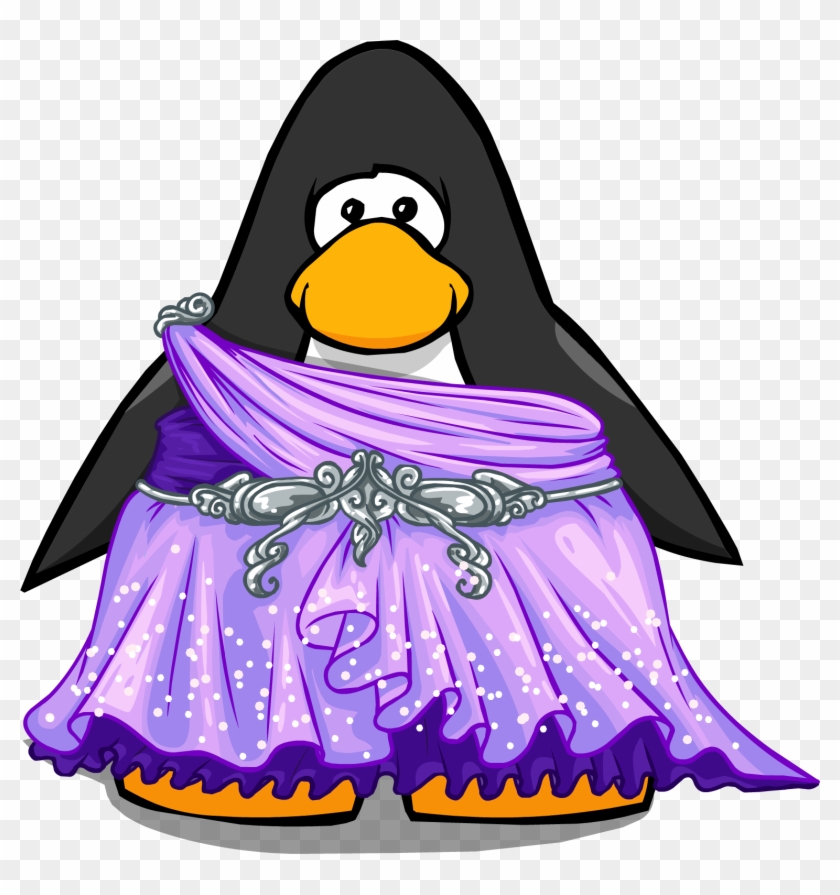 Enchanted Fairy Dress From A Player Card - Penguin In A Dress #545289