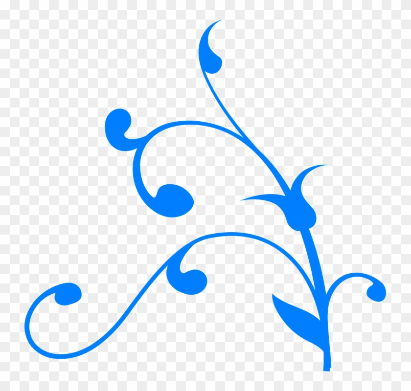 Swirl Clipart Light Blue - Tree Branch Clip Art #545285