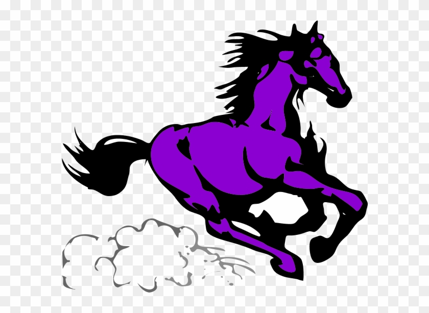 Running Horse Clip Art - Running Stallion Shower Curtain #545342