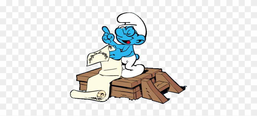 Meet The Cast And Characters Of Smurfs - Brainy Smurf - Free Transparent  PNG Clipart Images Download