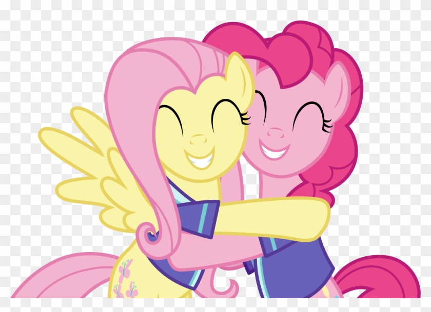 Pinkie Pie Fluttershy Rainbow Dash Twilight Sparkle - Fluttershy And Pinkie Pie #545450