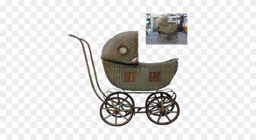 Antique Pram Png Stock By Mom-espeace On Deviantart - Basket #545505