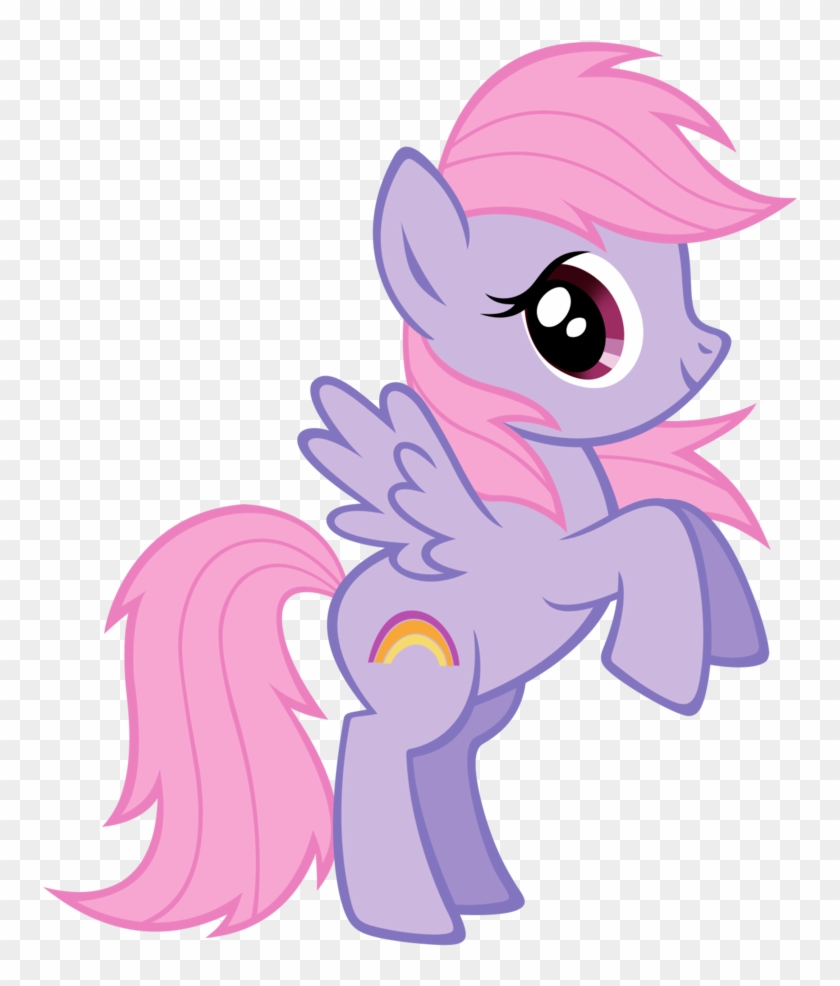 Pink Flower Clipart Mlp - My Little Pony Purple With Pink Hair #545578