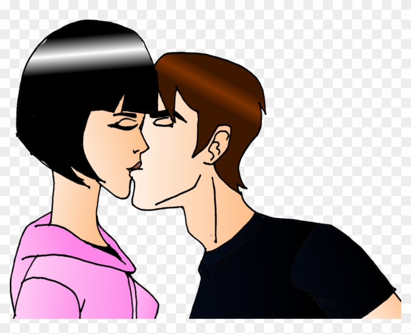 Benlie Kiss Coloured By Mrben10ben10 - Ben 10 Julie Kiss #545633