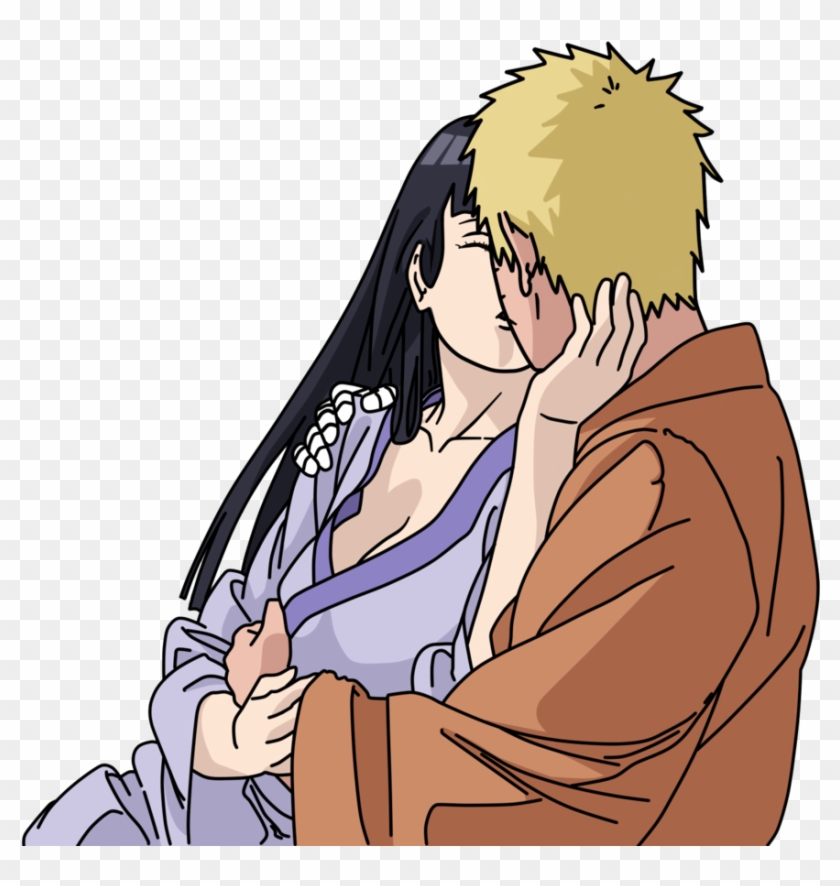 Anime image of naruto characters kissing