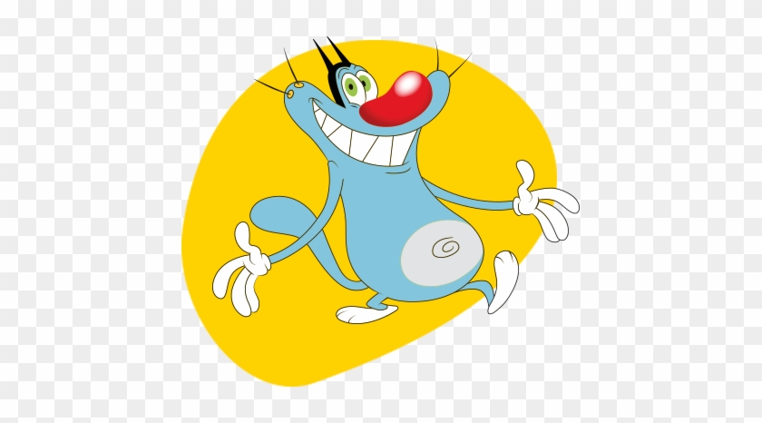 Oggy Perso - Oggy And The Cockroaches Oggy - Free Transparent PNG Clipart  Images Download