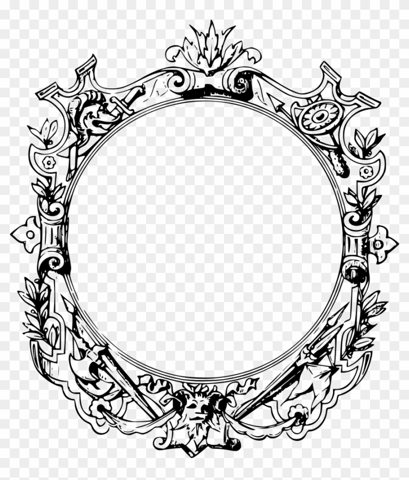 Ornate Frame - Filigree Frame Png #545982