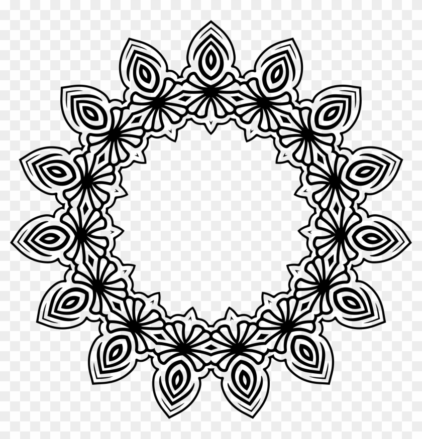 Big Image - Frames Black White Circle #546018