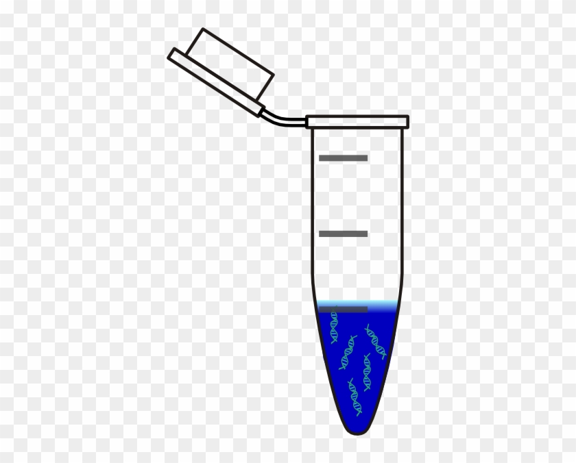 Centrifuge Tube Dna Blue Clip Art - Centrifuge Tube Clipart #546204