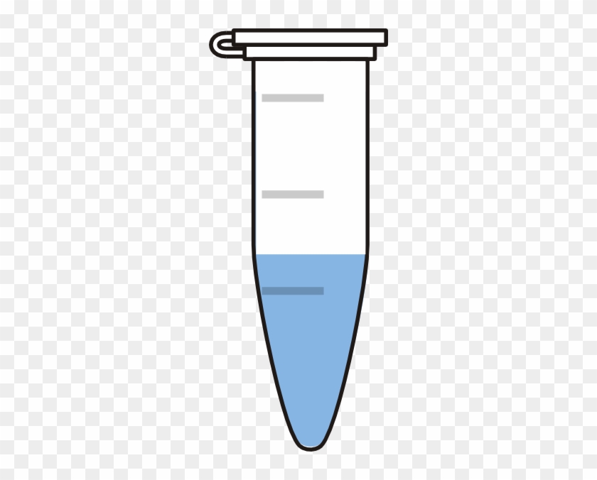 Closed Eppendorf Tube White Clip Art At Clker - Eppendorf Tube Icon #546207