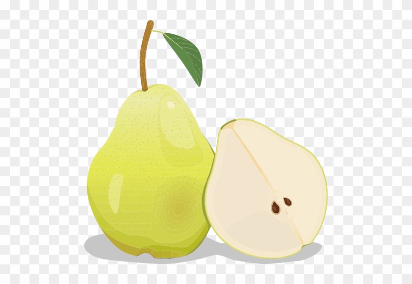 Pera La Mitad - Clip Art Pear #546272