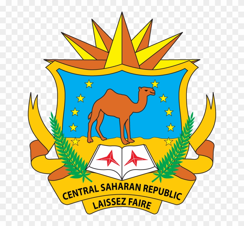 Coat Of Arms Of Central Saharan Republic - Fictional Countries In Video Games #546343