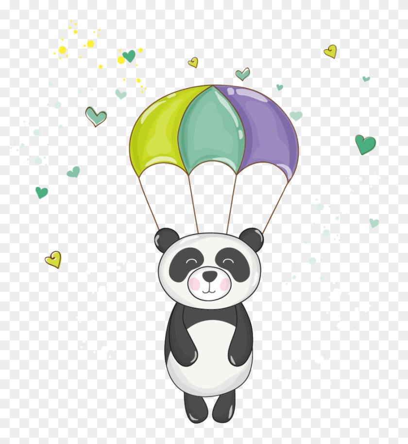 Giant Panda Bear Baby Shower Clip Art - Giant Panda Bear Baby Shower Clip Art #546355