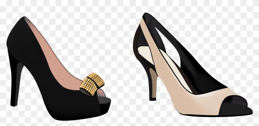 Shoe High Heeled Footwear Sandal Clip Art - Shoe High Heeled Footwear Sandal Clip Art #546361