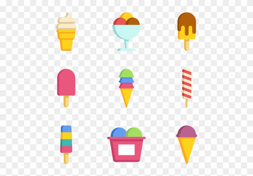 Ice Cream Icons - Ice Cream Icon Vector #546422