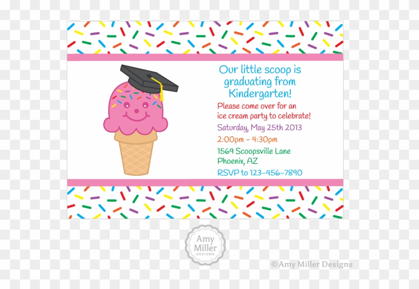 Preschool Or Kindergarten Graduation Diy Printable - Ice Cream Graduation Party #546463