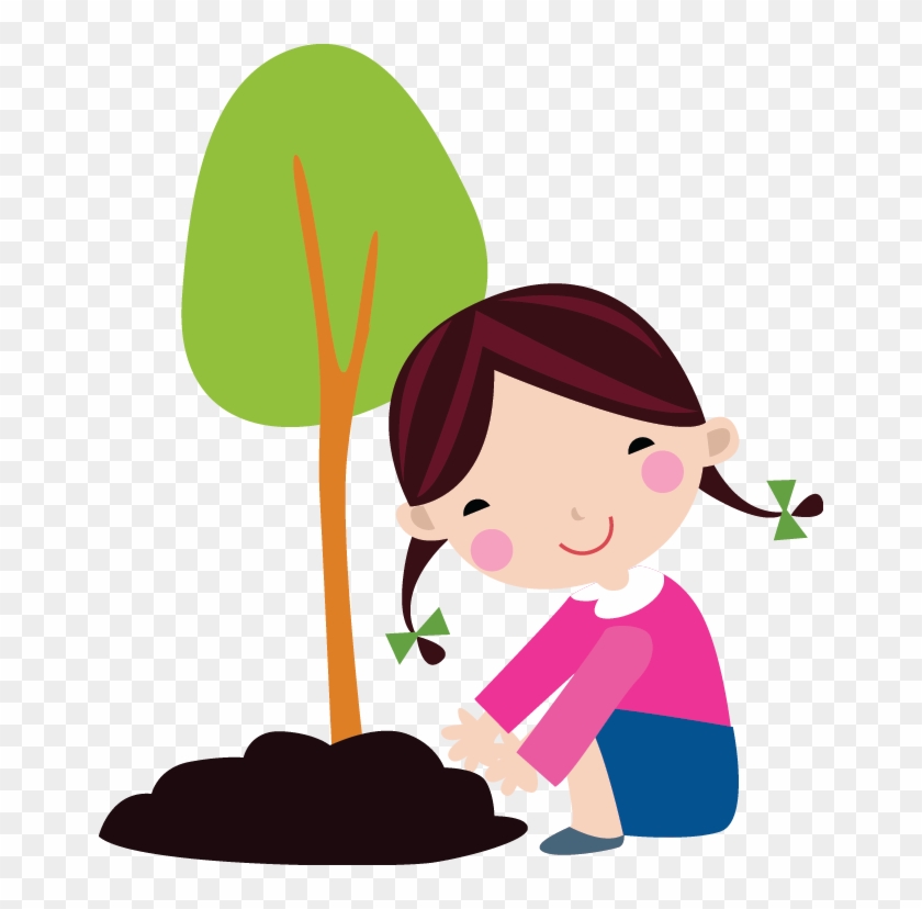 Welcome To Kids Day At The Market, 9 Am - Planting Cartoon - Free  Transparent PNG Clipart Images Download